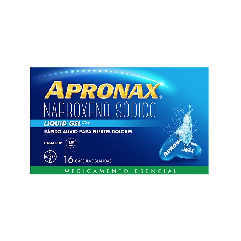 Apronax Liquid Gel 275mg 16 Capsulas Cardio Rebajas Droguerías 3597