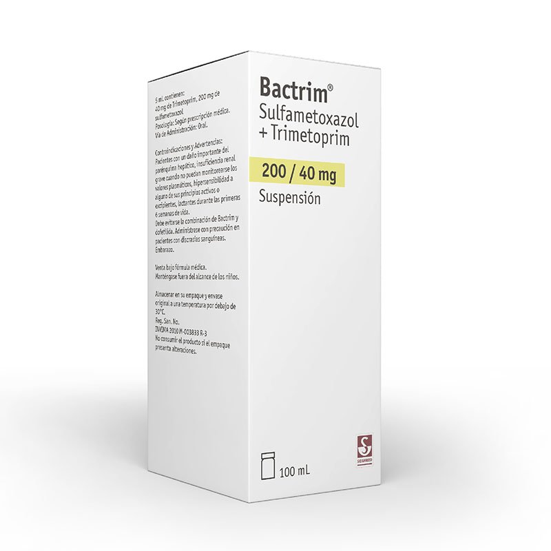 BACTRIM 40+200mg Suspension 100mL - Cardio Rebajas Droguerías