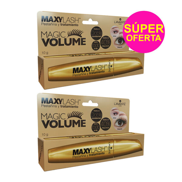 2 Pestañinas MAXYLASH MAGIC VOLUMEN 12 grF