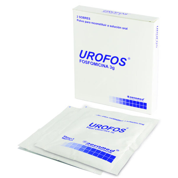 UROFOS FOSFOMICINA 3gr 2 Sobres