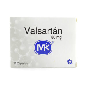 VALSARTAN 80 MG 14 CAPSULAS MK