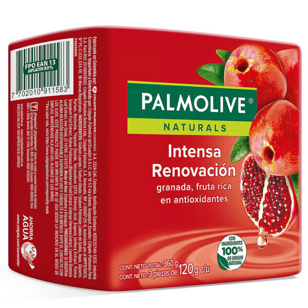 3 Jabón PALMOLIVE NAT.GRANADA 120gr