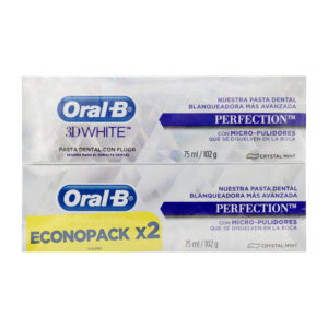 2 Crema Dental ORAL-B 3D PERFECTION 75 E.PACK