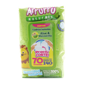 Toallitas ARRURRU ALOE PRACTICORTE 70 Uds