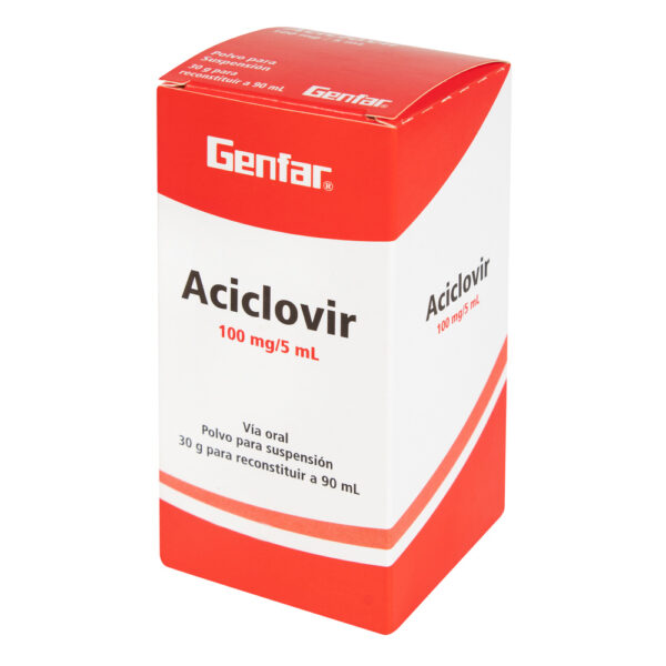 ACICLOVIR 100mg Suspension 90mL GF