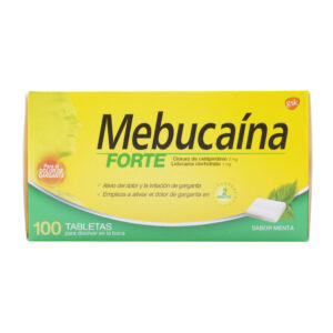 MEBUCAINA FORTE 100 Tabletas