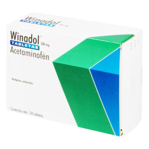 WINADOL 500mg 100 Tabletas