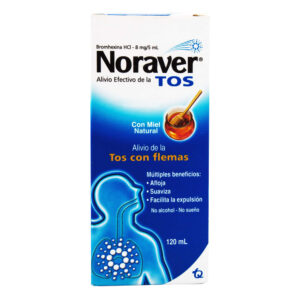 NORAVER TOS Miel Adulto Jarabe 120mL