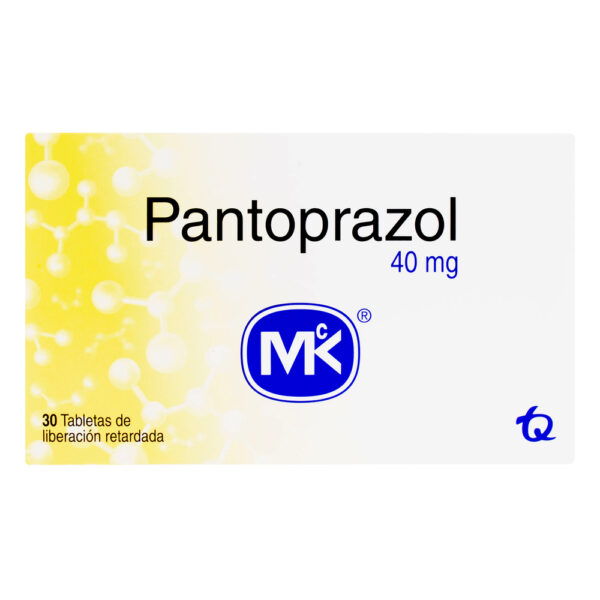 PANTOPRAZOL 40mg 30 Tabletas MK