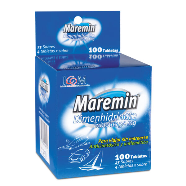 MAREMIN 50mg 100 Tabletas ICOM