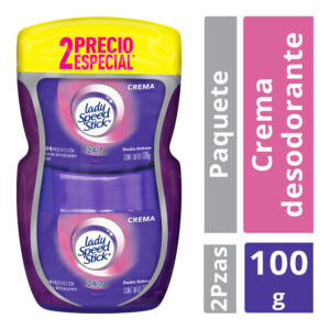 2 Desodorantes LADY SPEED TALC CRE 100gr M