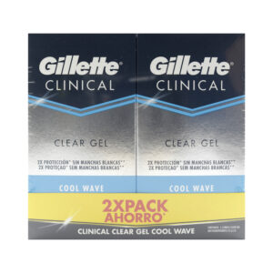 2 Desodorantes GILLETTE CLINI.GEL COOL WAVE 45gr