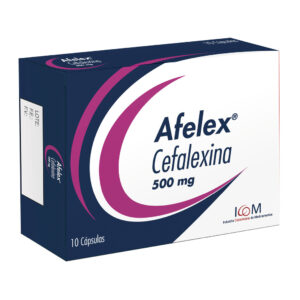 AFELEX 500mg 10 Capsulas ICOM