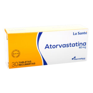 ATORVASTATINA 40mg 30 Tabletas LS