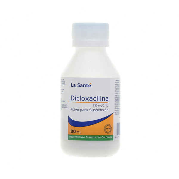 DICLOXACILINA 250mg Suspensión 80mL LS