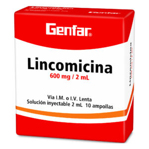 LINCOMICINA 600mg 10 Ampollas W