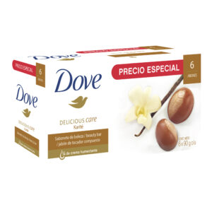 6 Jabones DOVE KARITE 90gr