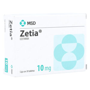 ZETIA 10mg 30 Tabletas